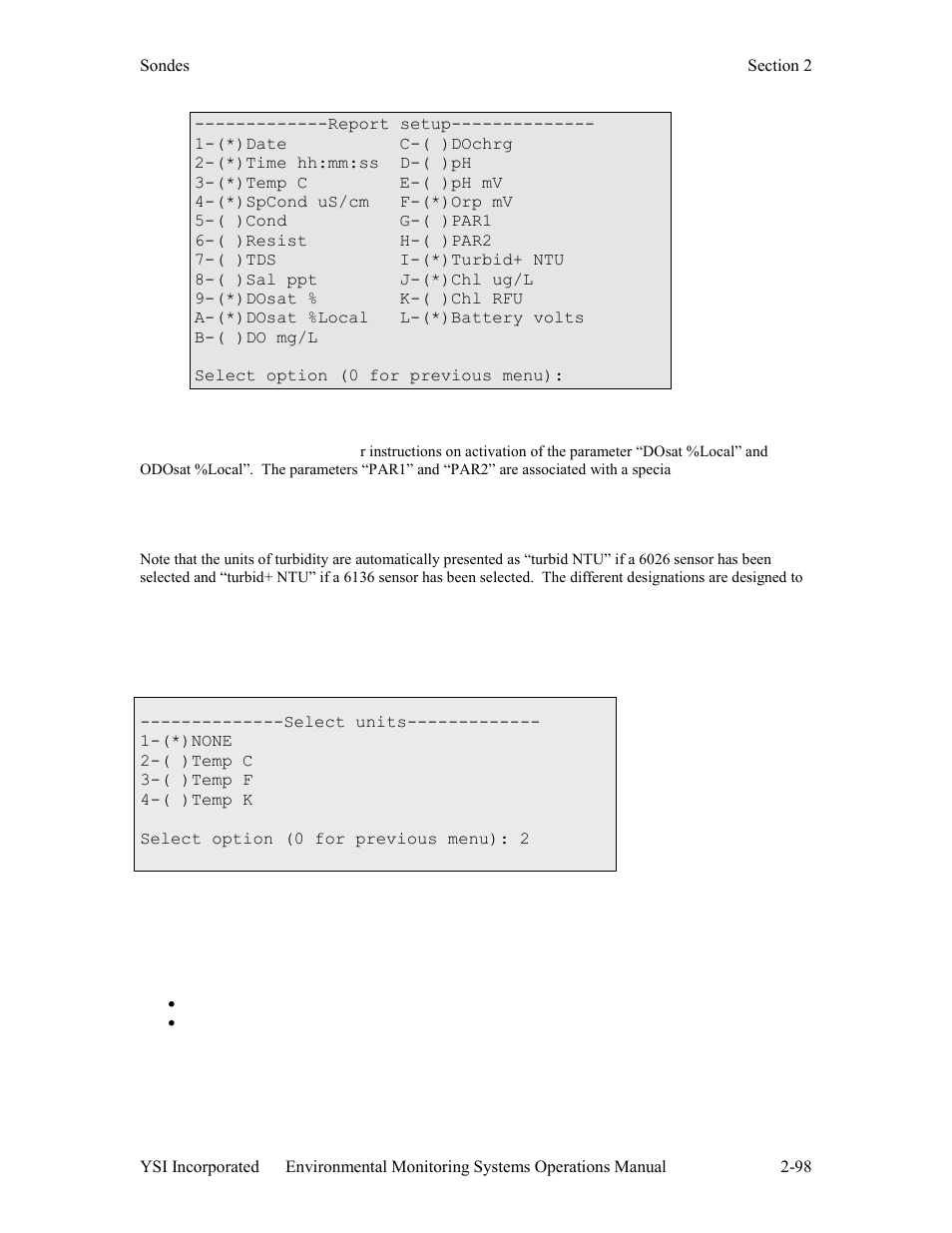 YSI 600LS - User Manual User Manual | Page 104 / 379