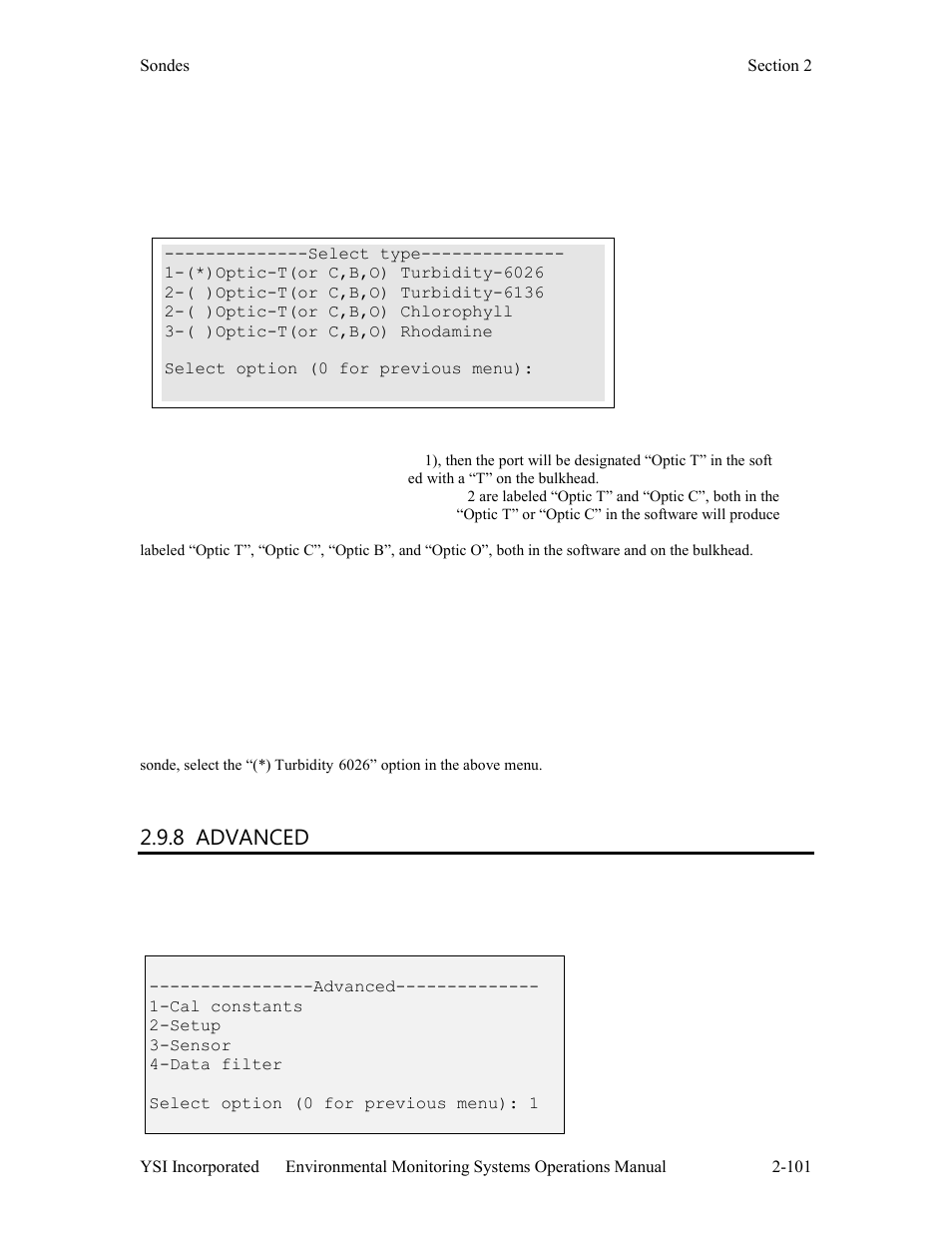 YSI 600LS - User Manual User Manual | Page 107 / 379