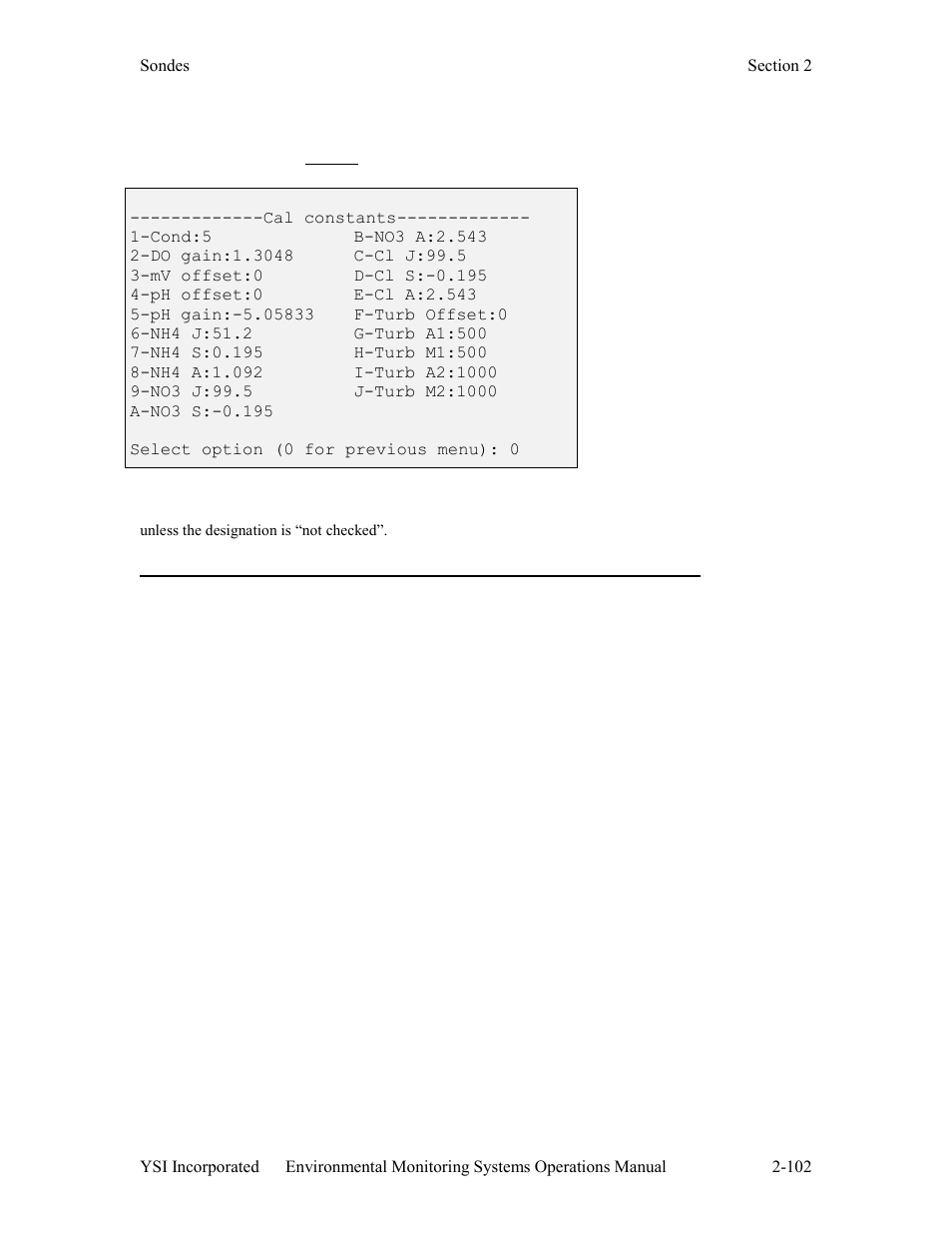 YSI 600LS - User Manual User Manual | Page 108 / 379