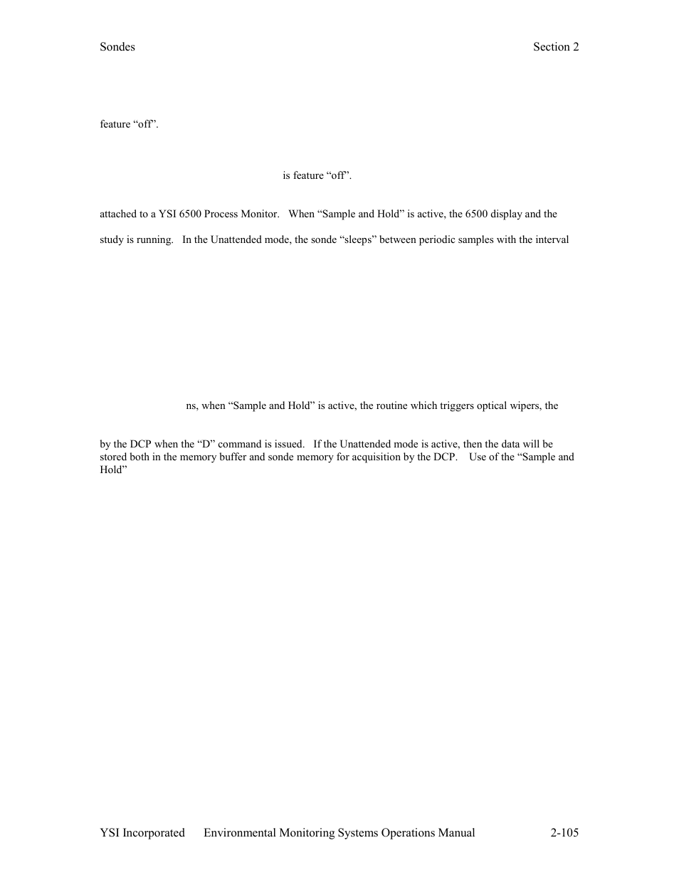 YSI 600LS - User Manual User Manual | Page 111 / 379