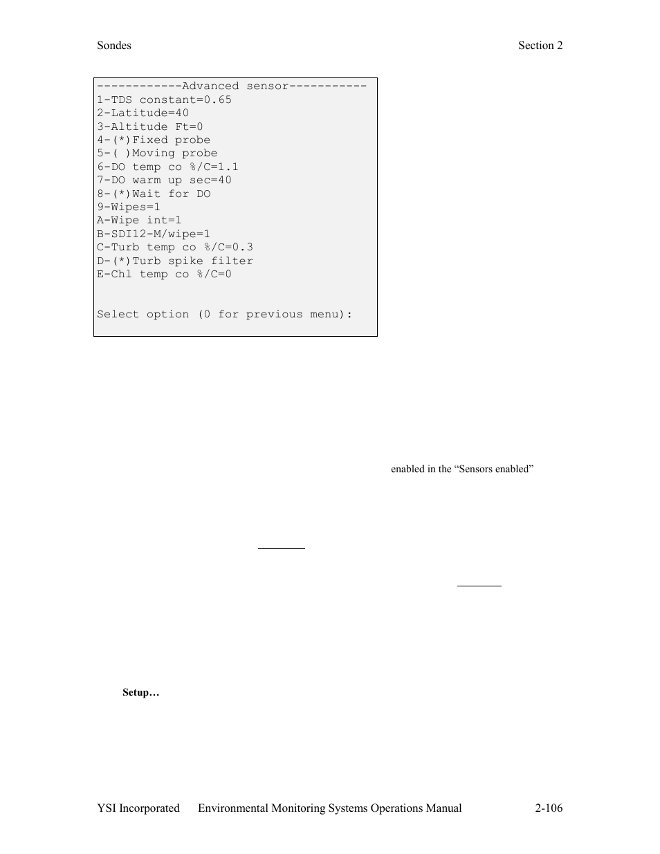 YSI 600LS - User Manual User Manual | Page 112 / 379