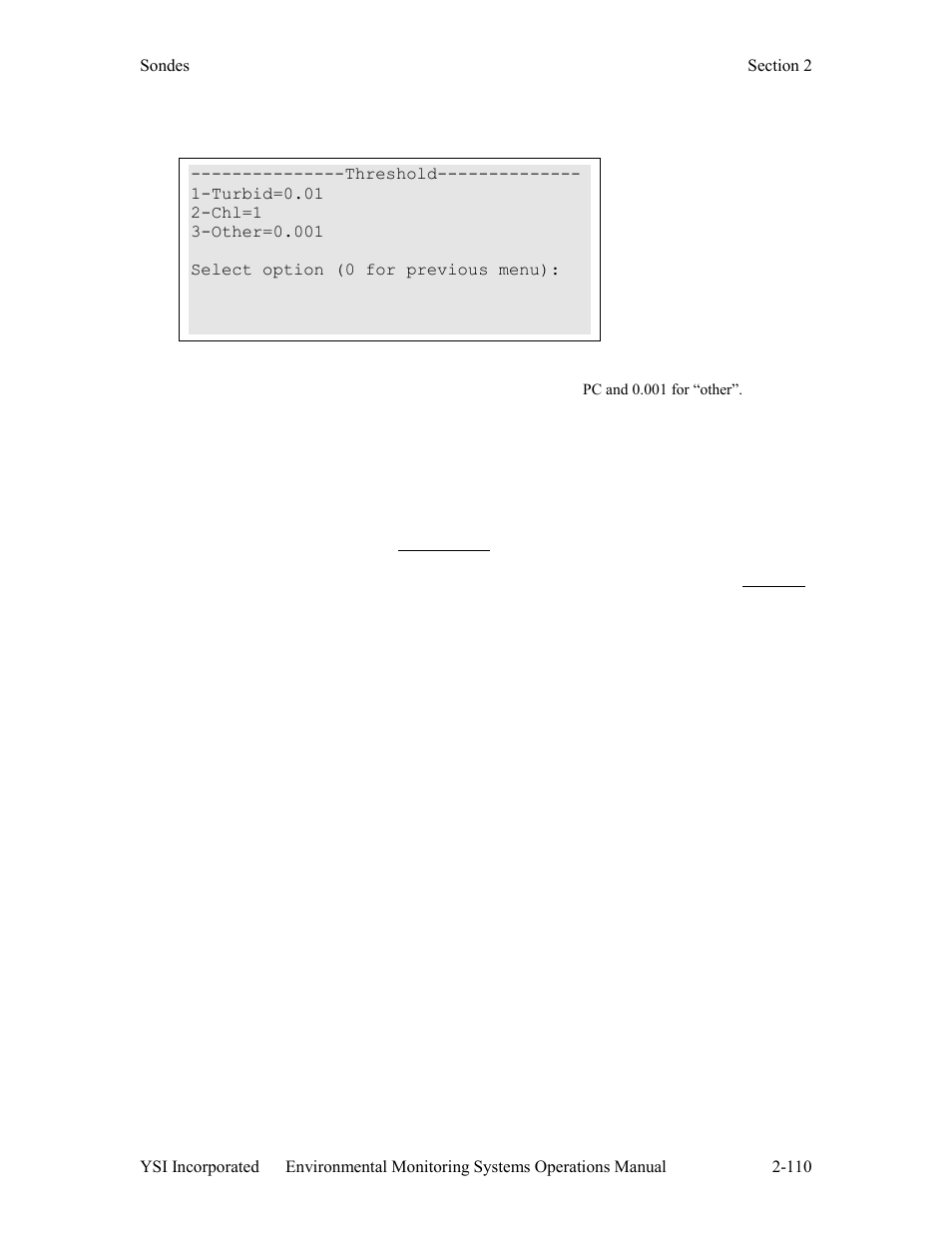 YSI 600LS - User Manual User Manual | Page 116 / 379