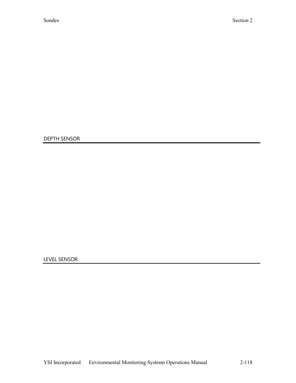 YSI 600LS - User Manual User Manual | Page 124 / 379