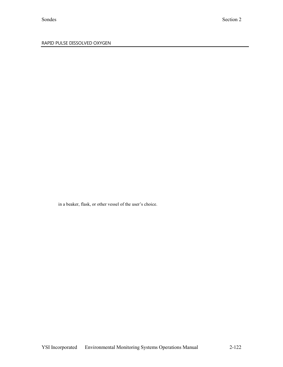 YSI 600LS - User Manual User Manual | Page 128 / 379