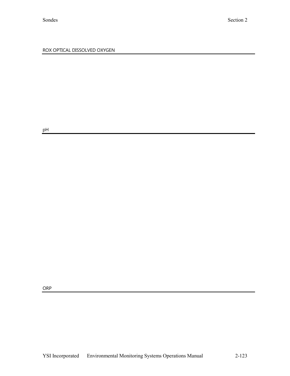 YSI 600LS - User Manual User Manual | Page 129 / 379