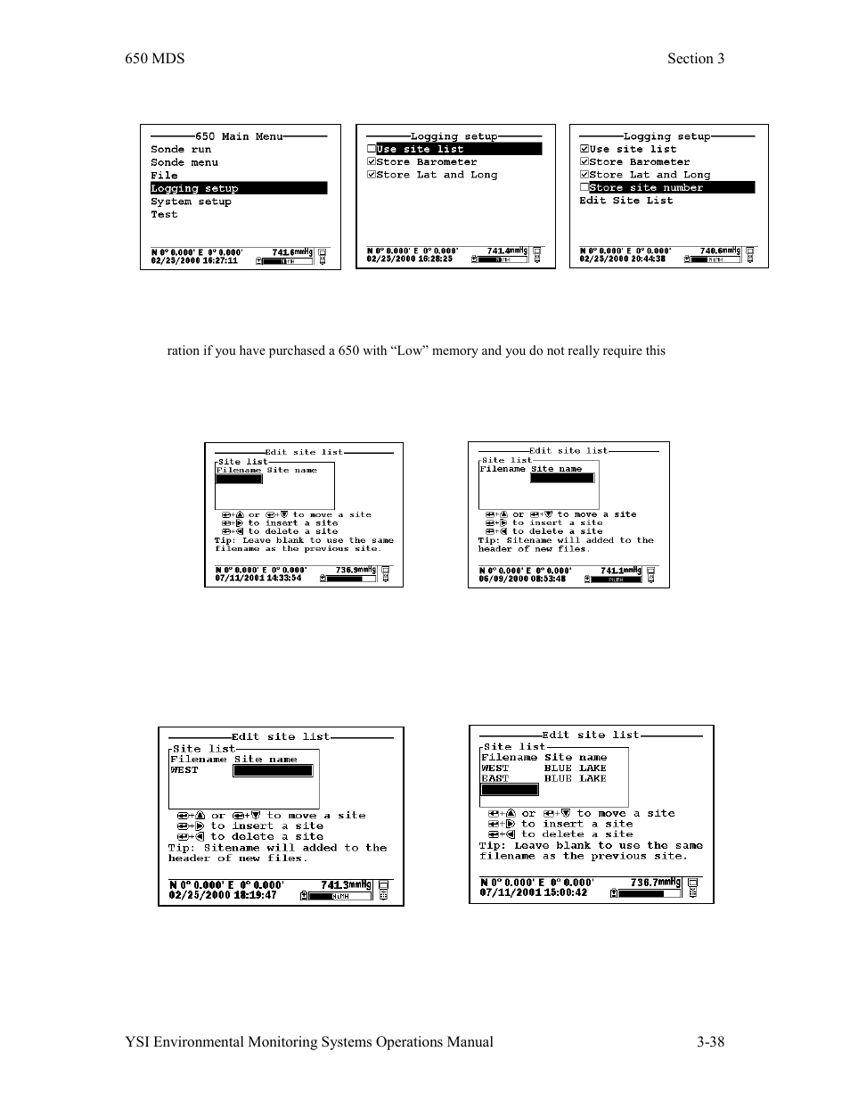 YSI 600LS - User Manual User Manual | Page 168 / 379