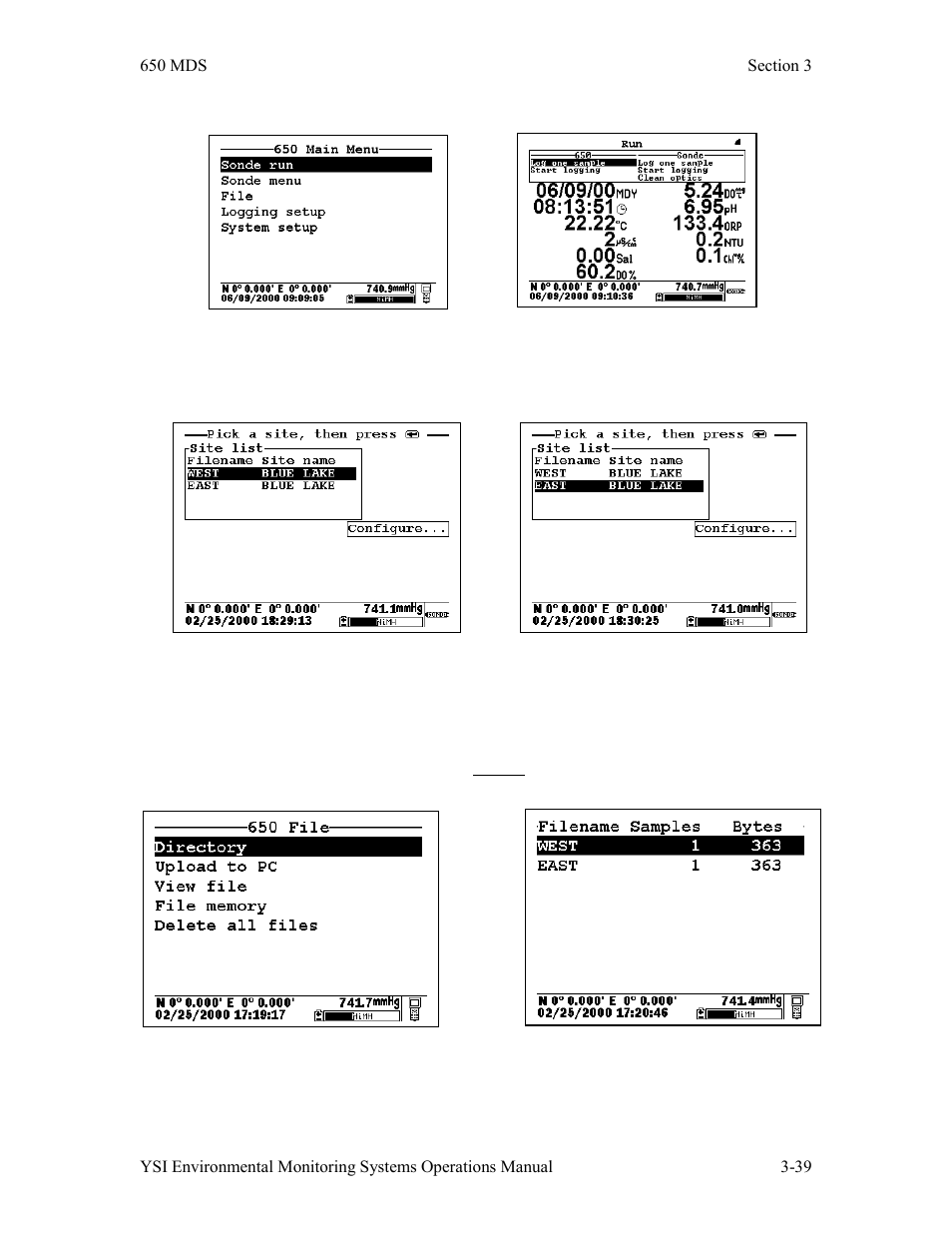 YSI 600LS - User Manual User Manual | Page 169 / 379