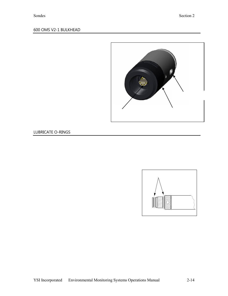 Lubricate o-rings | YSI 600LS - User Manual User Manual | Page 20 / 379