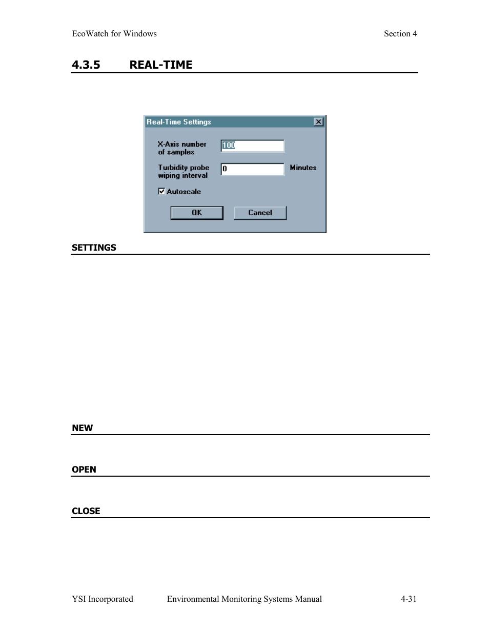 5 real-time | YSI 600LS - User Manual User Manual | Page 227 / 379