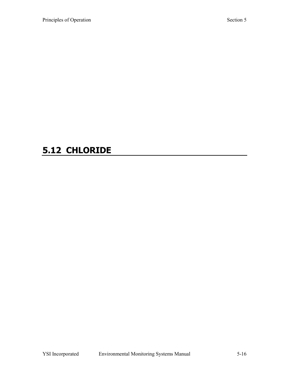 12 chloride | YSI 600LS - User Manual User Manual | Page 254 / 379