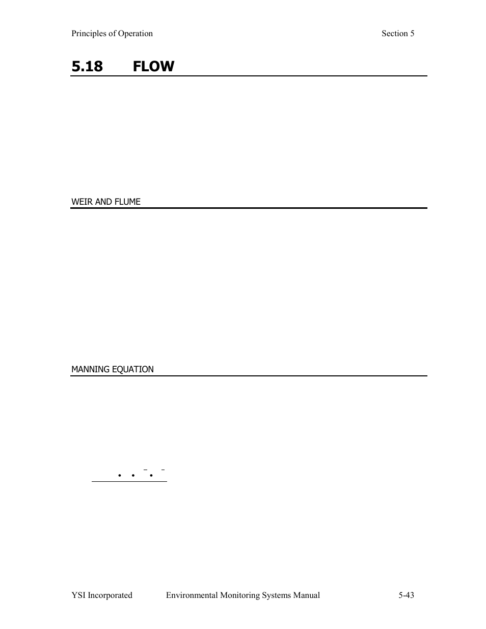 18 flow | YSI 600LS - User Manual User Manual | Page 281 / 379