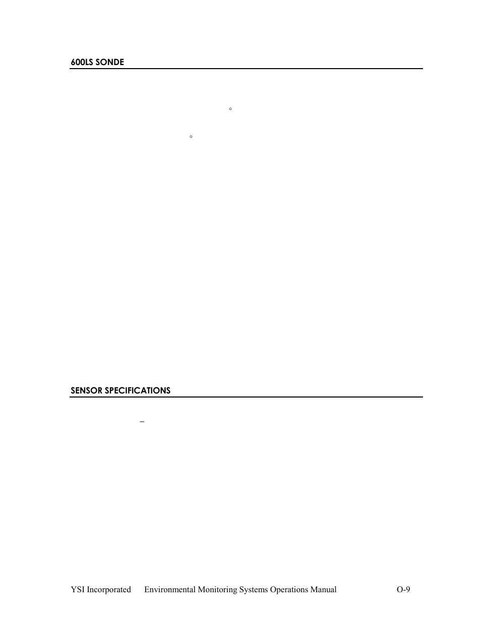 YSI 600LS - User Manual User Manual | Page 372 / 379