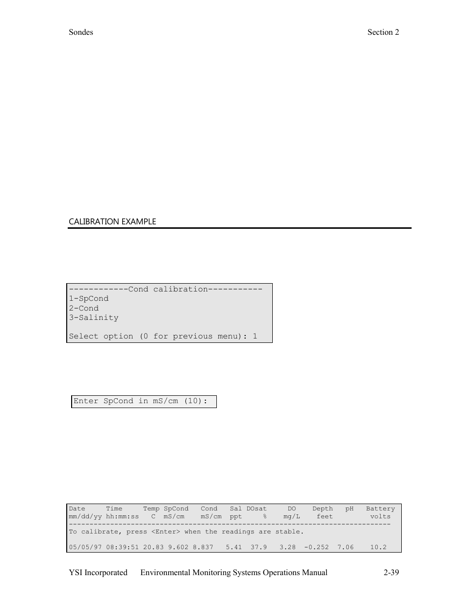 YSI 600LS - User Manual User Manual | Page 45 / 379