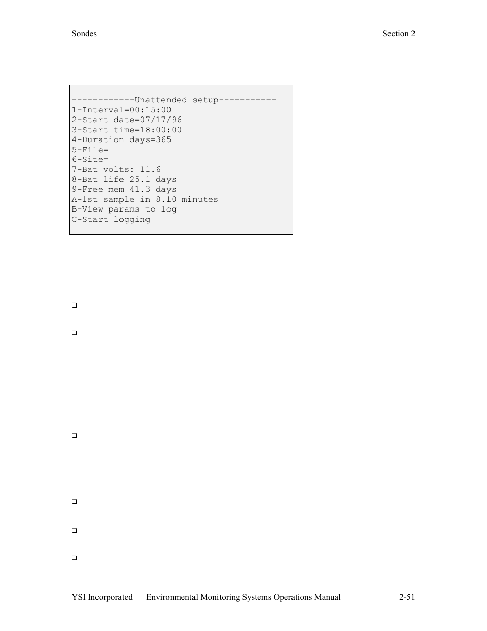 YSI 600LS - User Manual User Manual | Page 57 / 379