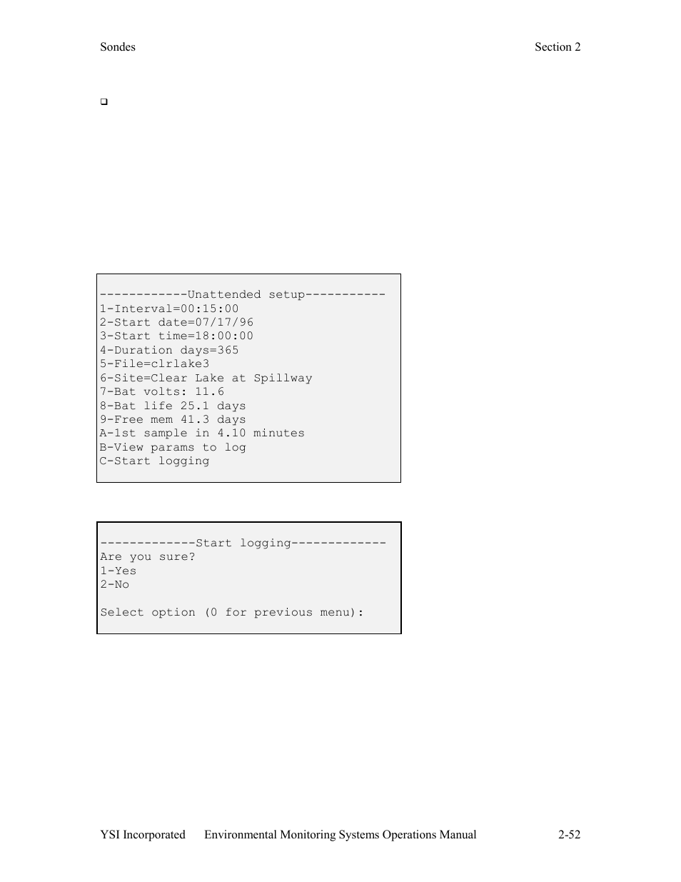 YSI 600LS - User Manual User Manual | Page 58 / 379