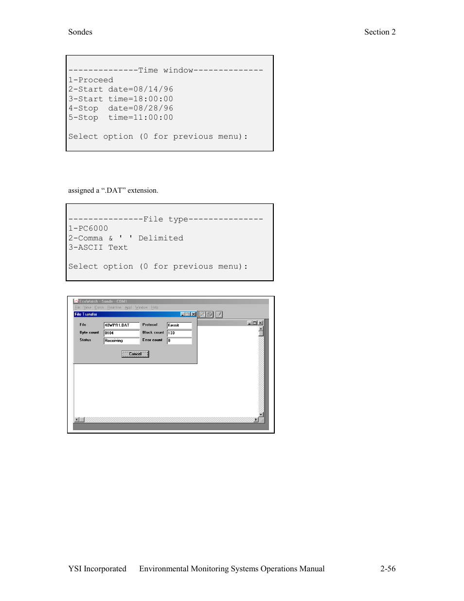 YSI 600LS - User Manual User Manual | Page 62 / 379