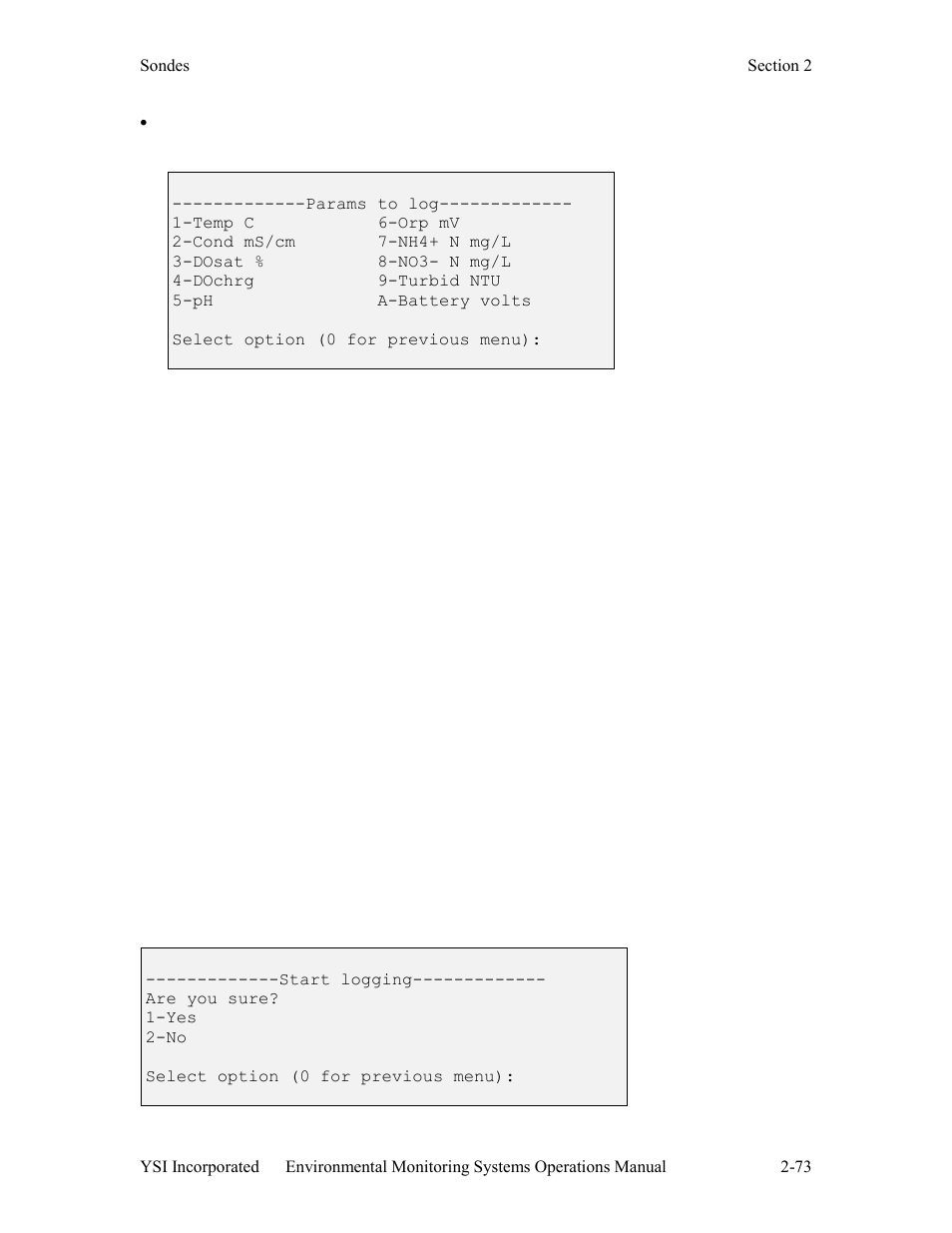 YSI 600LS - User Manual User Manual | Page 79 / 379