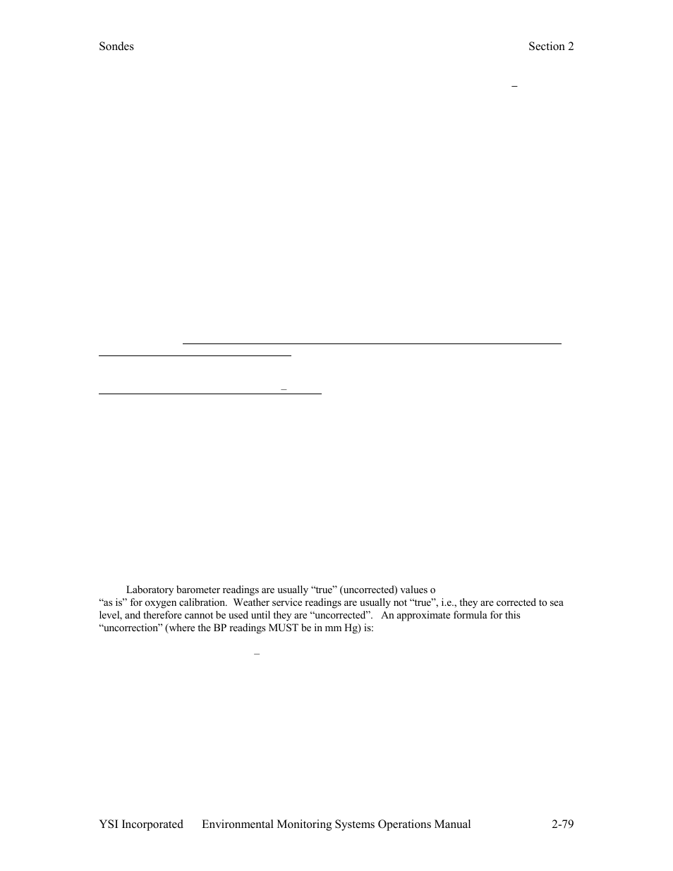 YSI 600LS - User Manual User Manual | Page 85 / 379