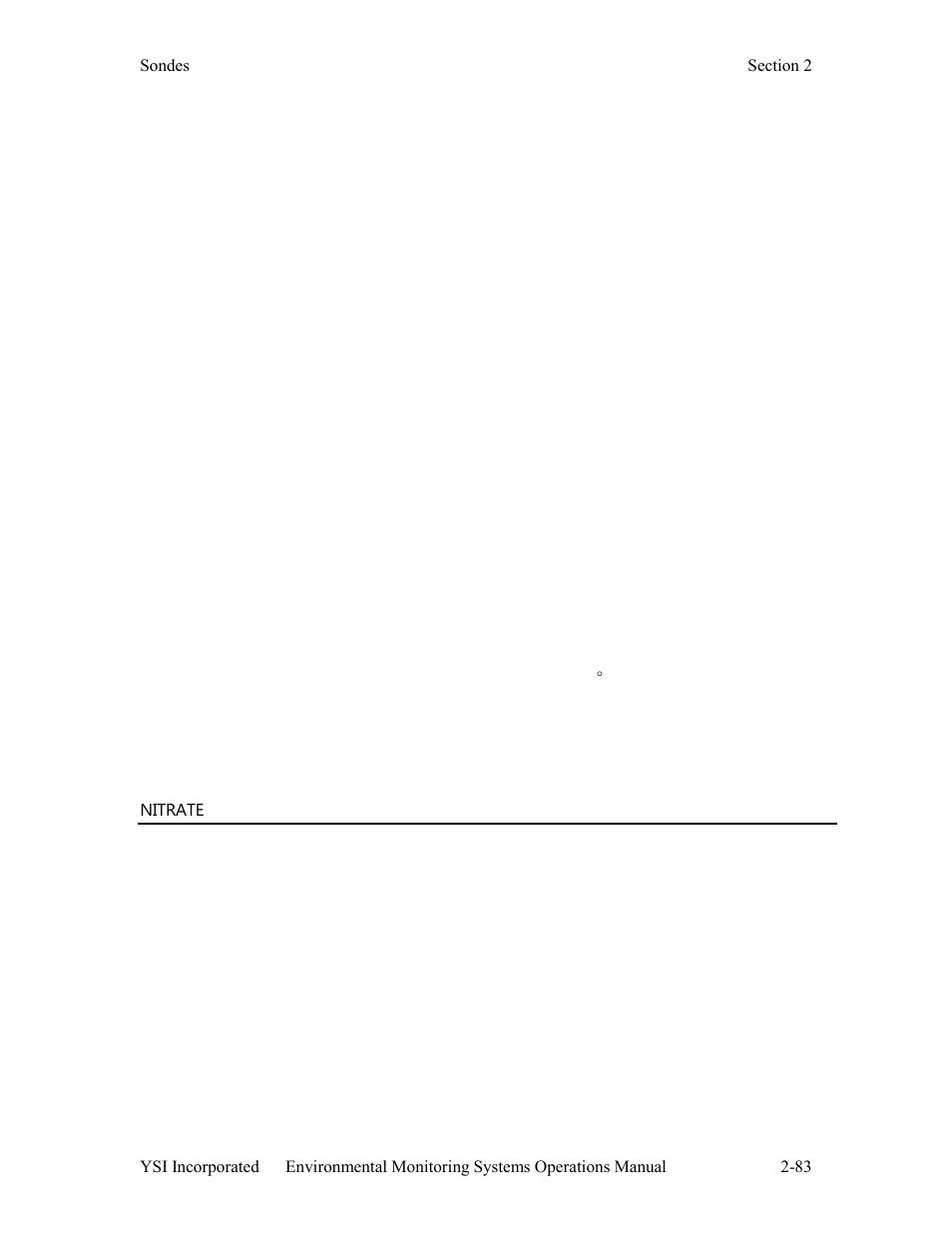Nitrate | YSI 600LS - User Manual User Manual | Page 89 / 379