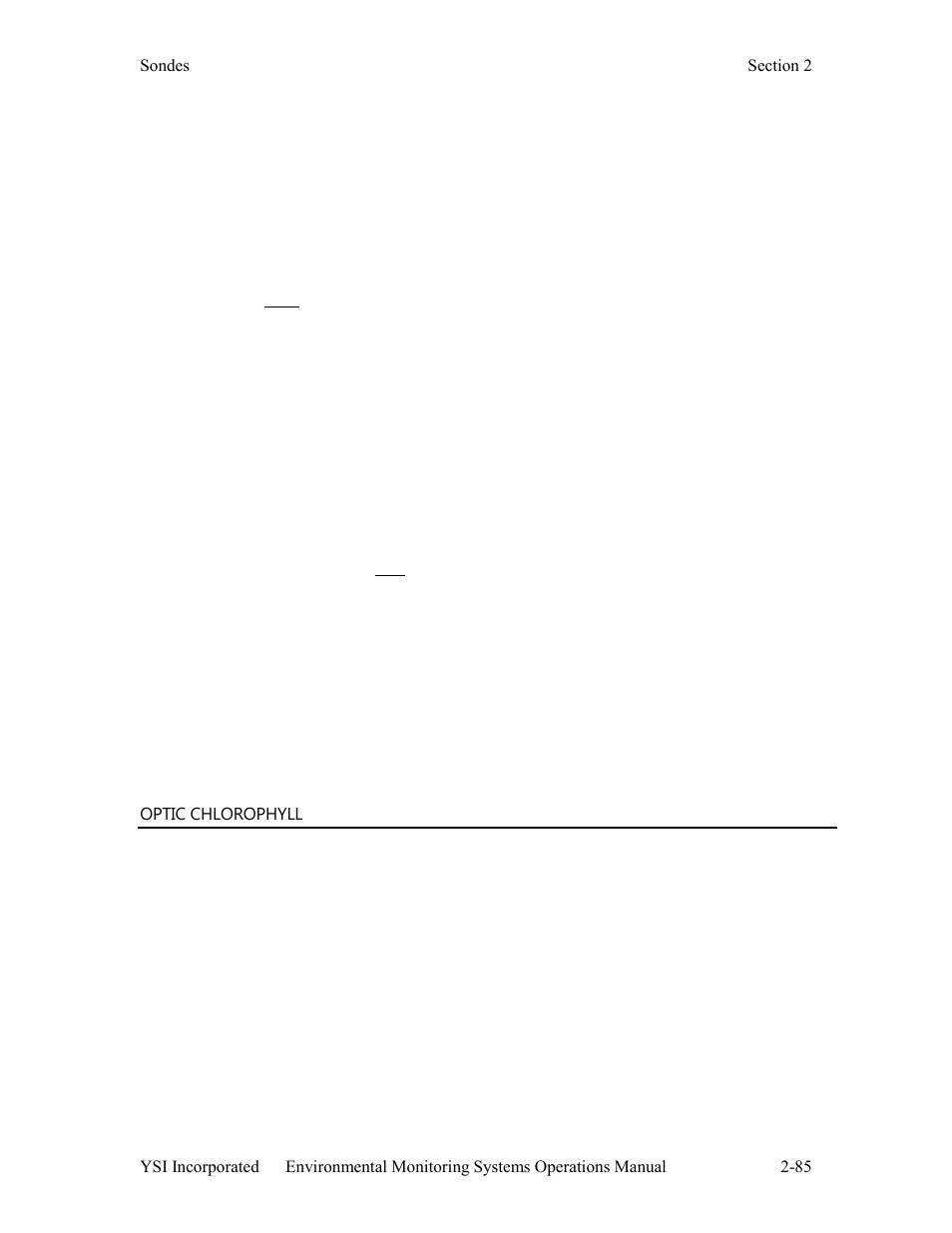 YSI 600LS - User Manual User Manual | Page 91 / 379