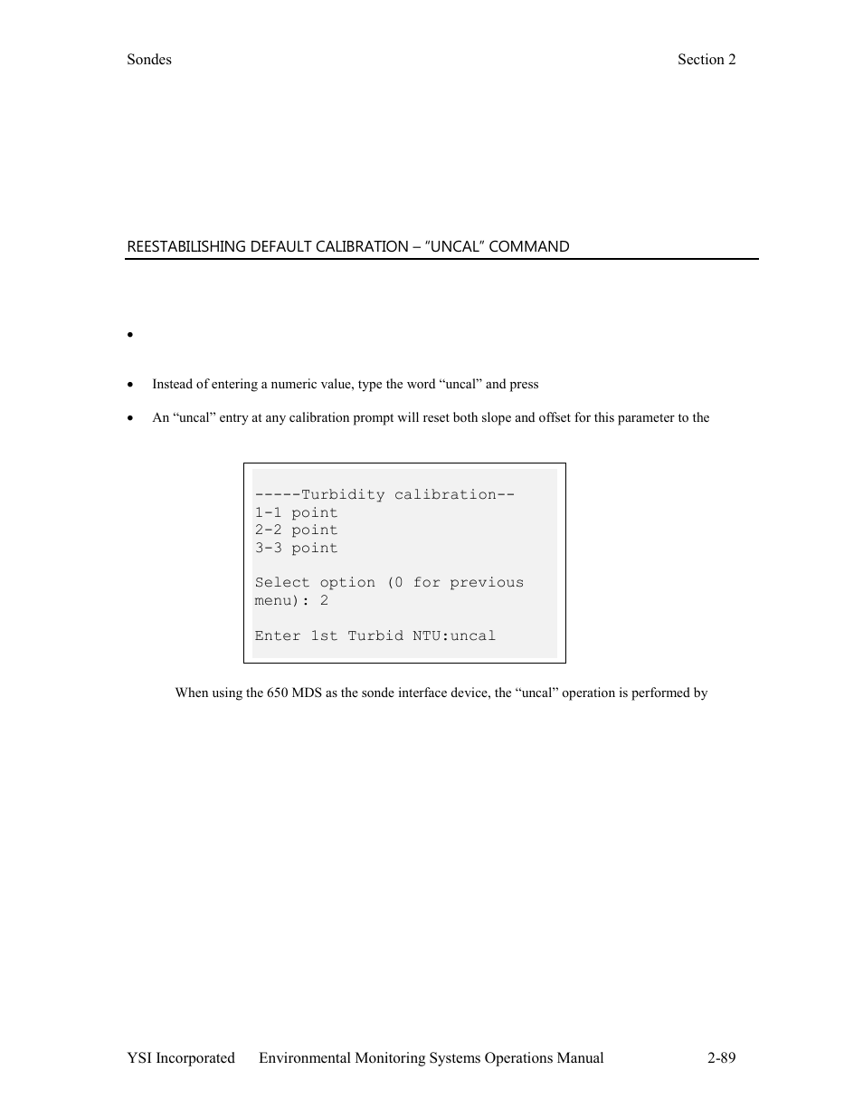 YSI 600LS - User Manual User Manual | Page 95 / 379