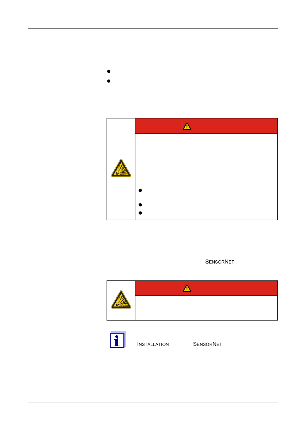 3 commissioning, 1 scope of delivery, 2 installation | Commissioning -1, Scope of delivery -1, Installation -1, Danger, 3commissioning | YSI IQ SensorNet FDO Sensor User Manual | Page 13 / 48