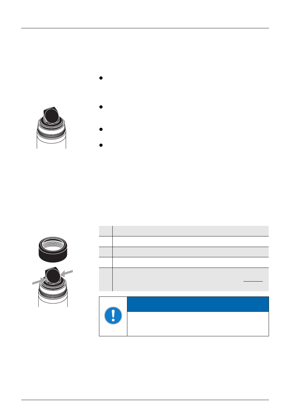 2 handling of the sensor cap, 3 exchanging the sensor cap, Handling of the sensor cap -2 | Exchanging the sensor cap -2, Notice | YSI IQ SensorNet FDO Sensor User Manual | Page 28 / 48