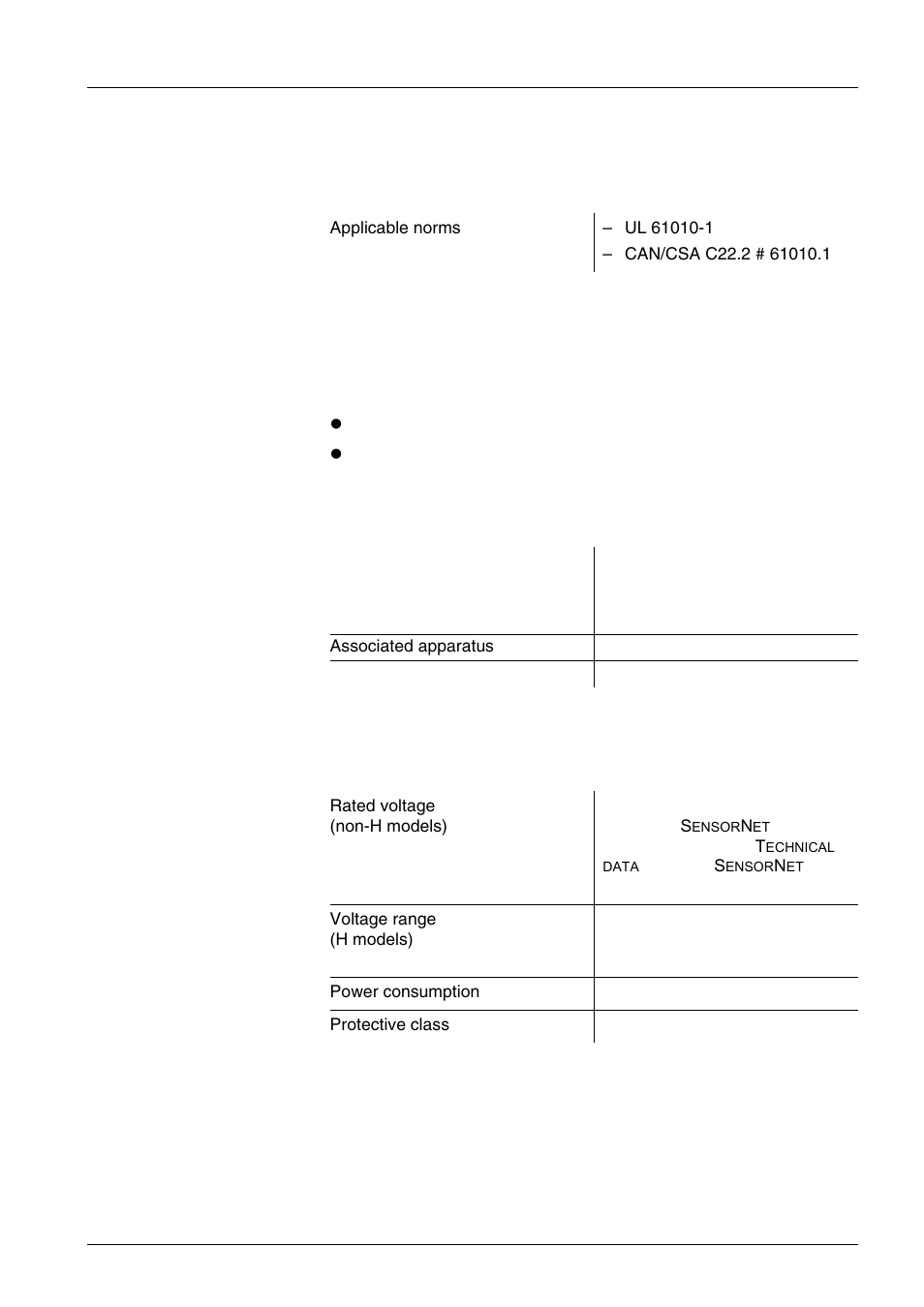 4 instrument safety, 1 general instrument safety, 2 hazardous location ratings (h models) | 5 electrical data, Instrument safety -3 7.4.1, General instrument safety -3, Hazardous location ratings (h models) -3, Electrical data -3 | YSI IQ SensorNet FDO Sensor User Manual | Page 37 / 48