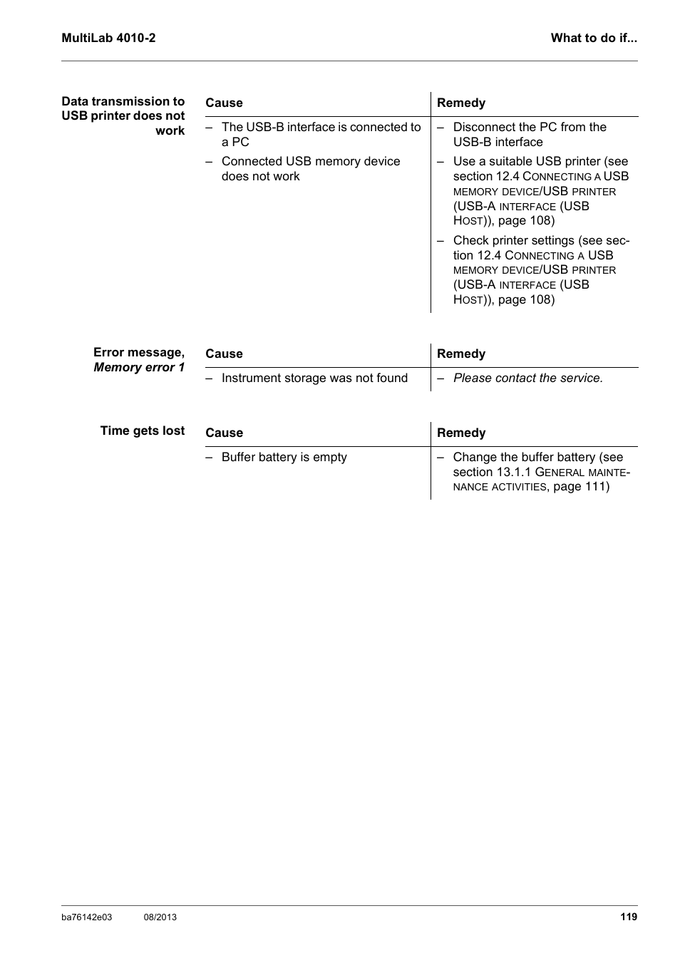YSI MultiLab 4010-2 User Manual | Page 119 / 138