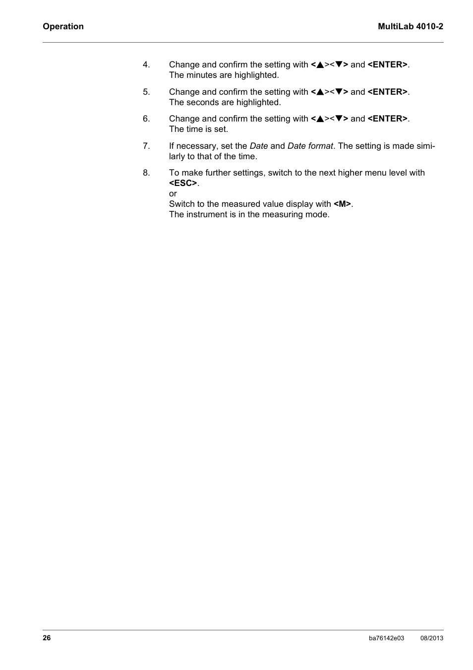 YSI MultiLab 4010-2 User Manual | Page 26 / 138