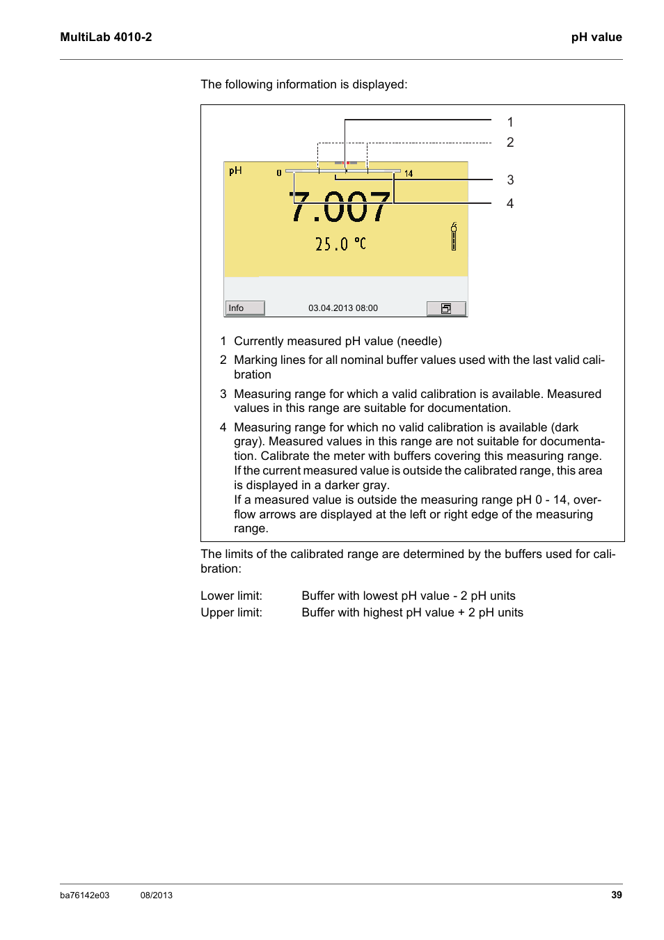 YSI MultiLab 4010-2 User Manual | Page 39 / 138