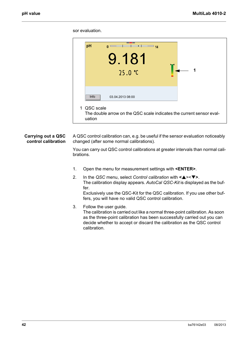 YSI MultiLab 4010-2 User Manual | Page 42 / 138