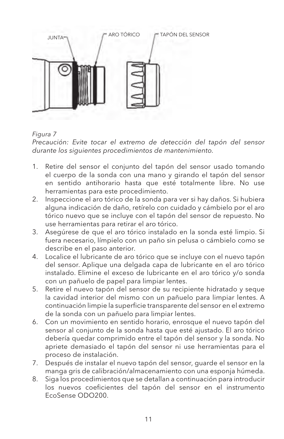 YSI ODO200 User Manual | Page 64 / 96