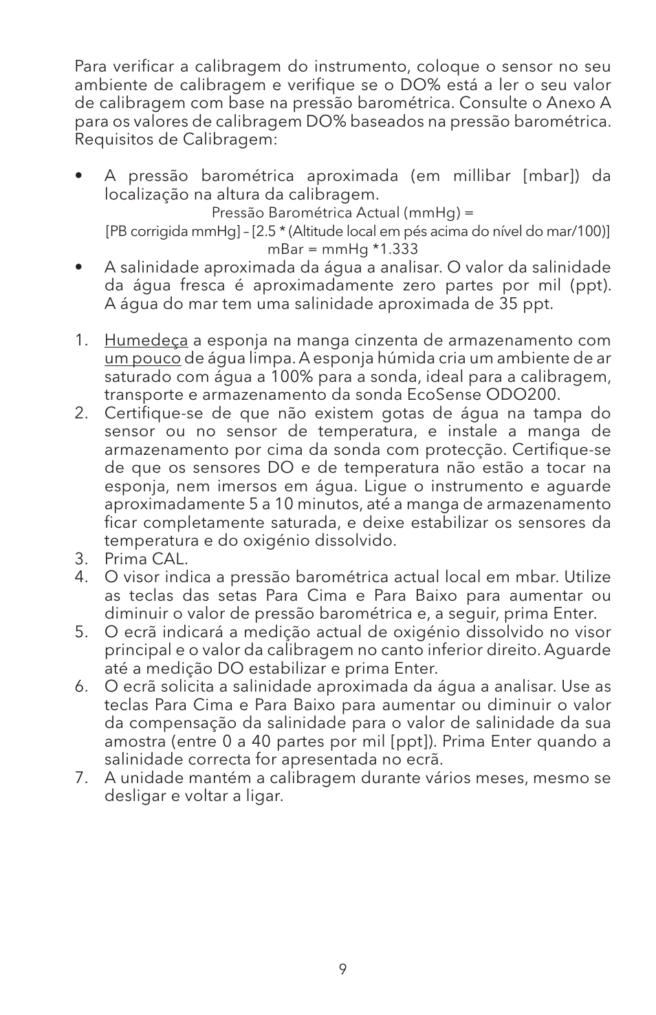 YSI ODO200 User Manual | Page 86 / 96