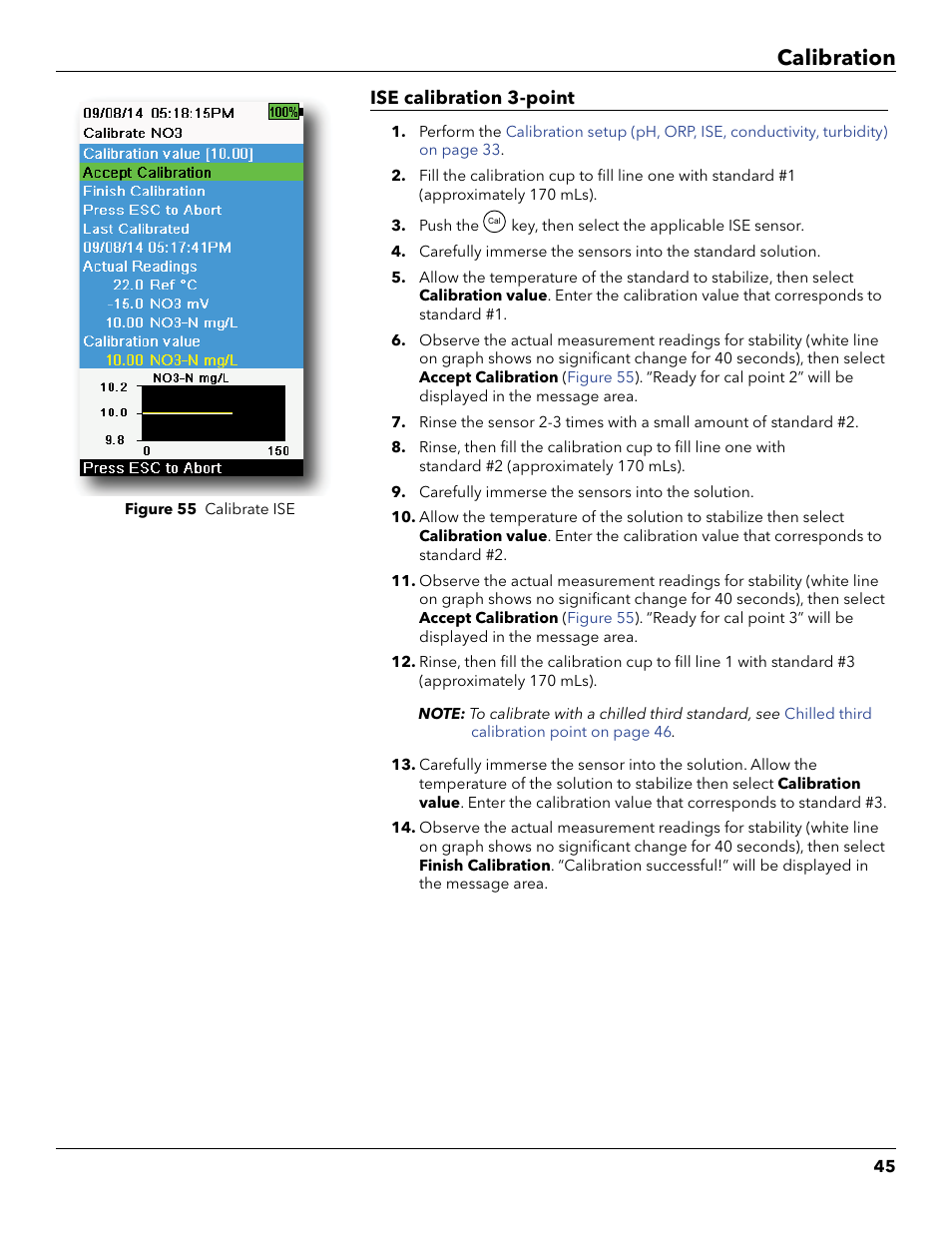 Calibration | YSI ProDSS User Manual | Page 47 / 90