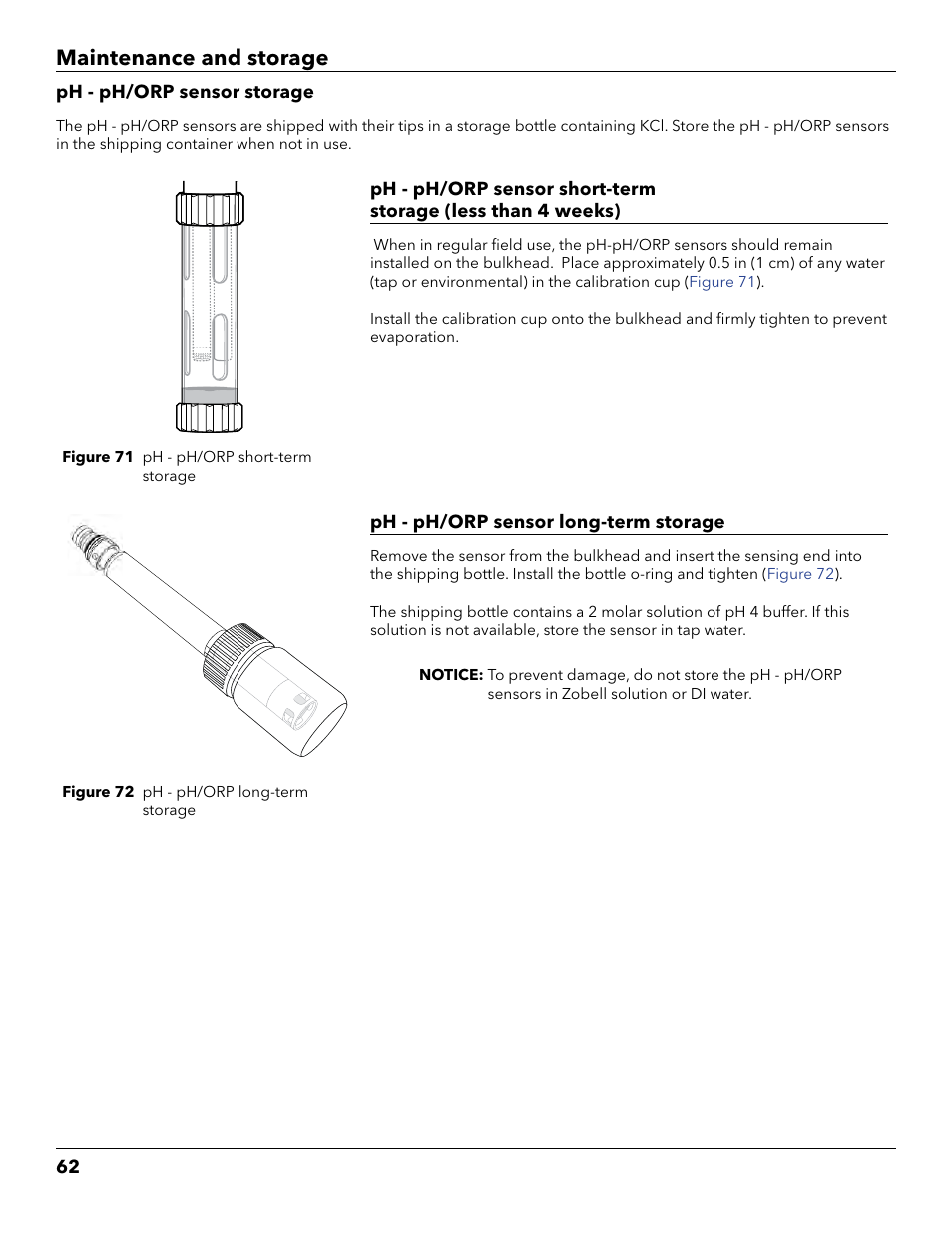 Maintenance and storage | YSI ProDSS User Manual | Page 64 / 90