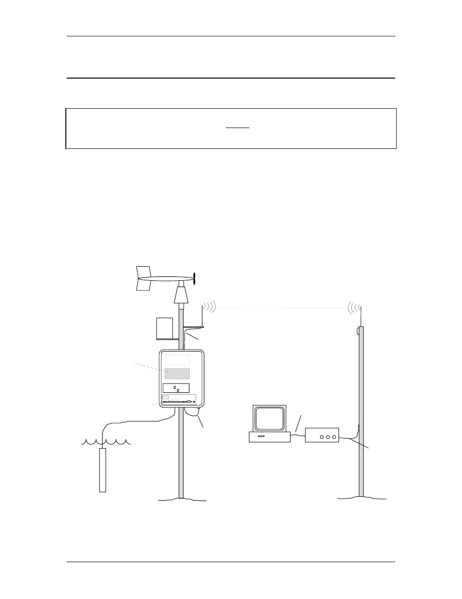 3 installing rf radio comm. link, 3 installing rf radio communication link, Field station | YSI 6200 User Manual | Page 62 / 134