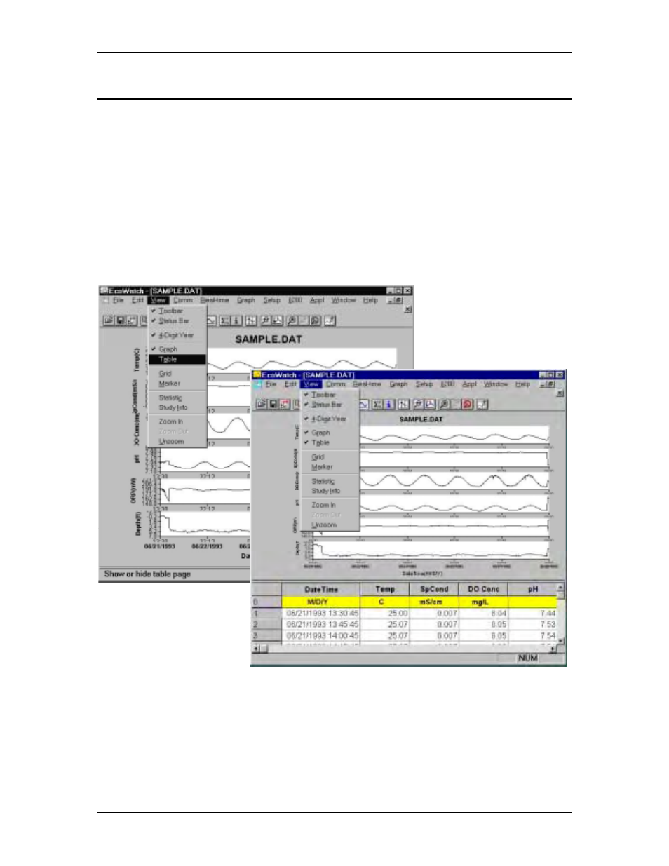 3 viewing data | YSI 6200 User Manual | Page 84 / 134