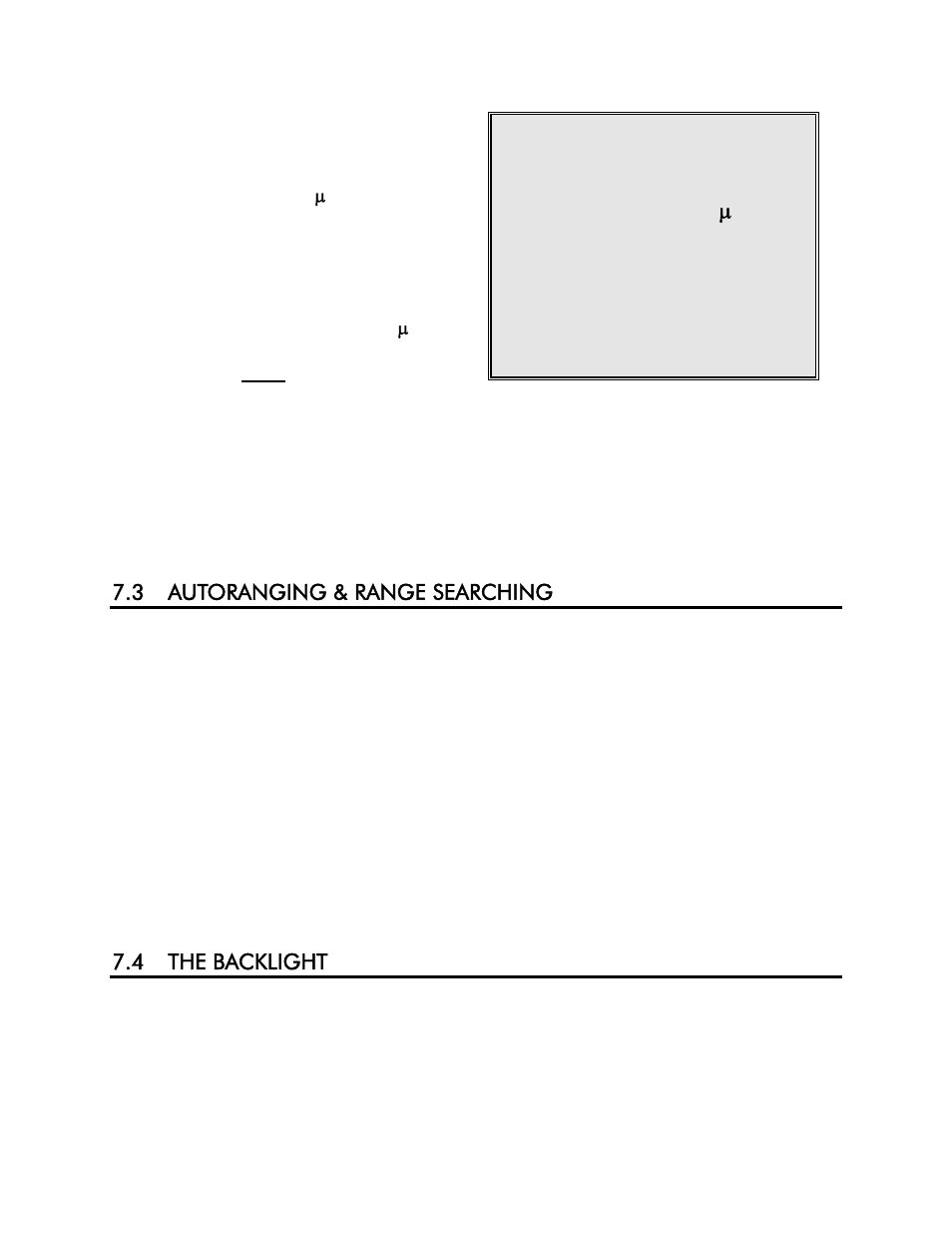 3 autoranging & range searching, 4 the backlight | YSI 85 User Manual | Page 22 / 60