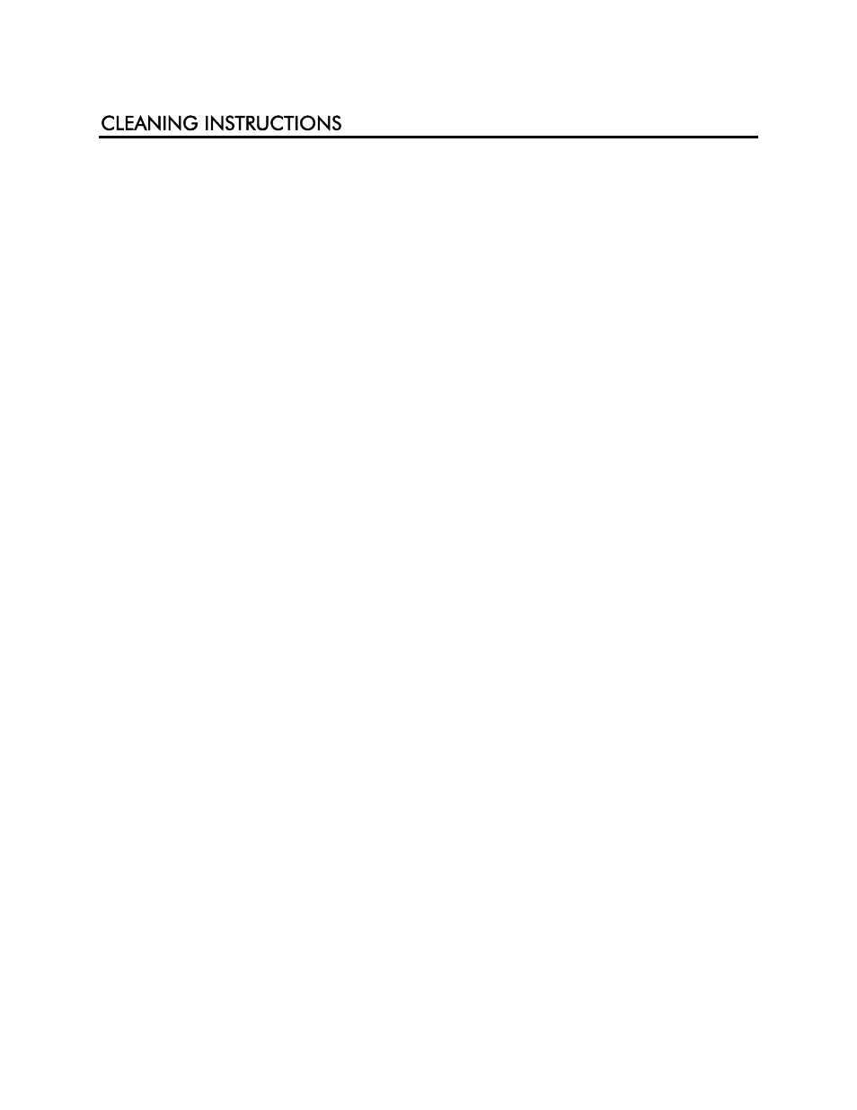 Cleaning instructions | YSI 85 User Manual | Page 41 / 60