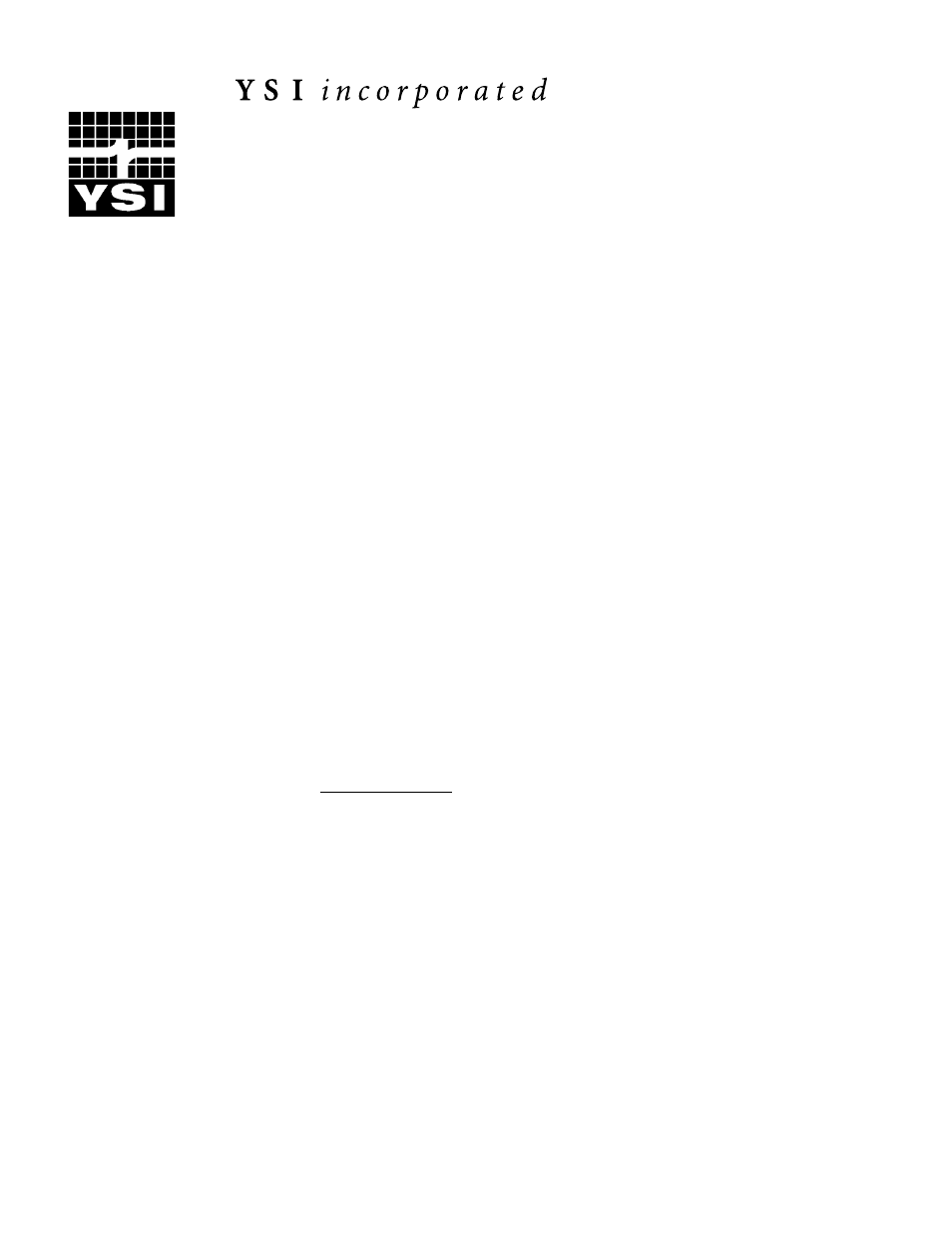 YSI 9600 User Manual | Page 118 / 118