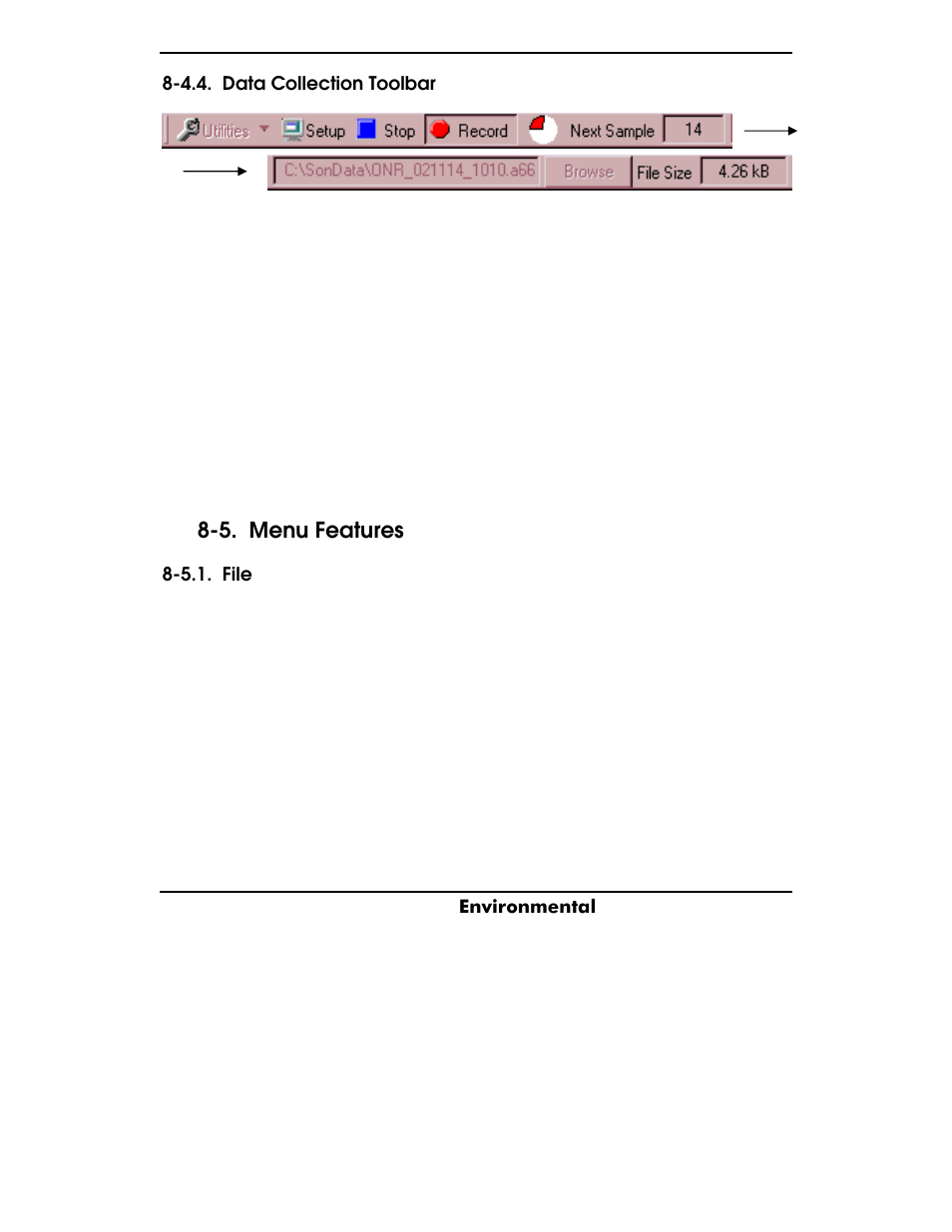 Menu features, 4.1. effect of atmospheric pressure variations, Y s i | 5. menu features | YSI ADV6600 User Manual | Page 106 / 202