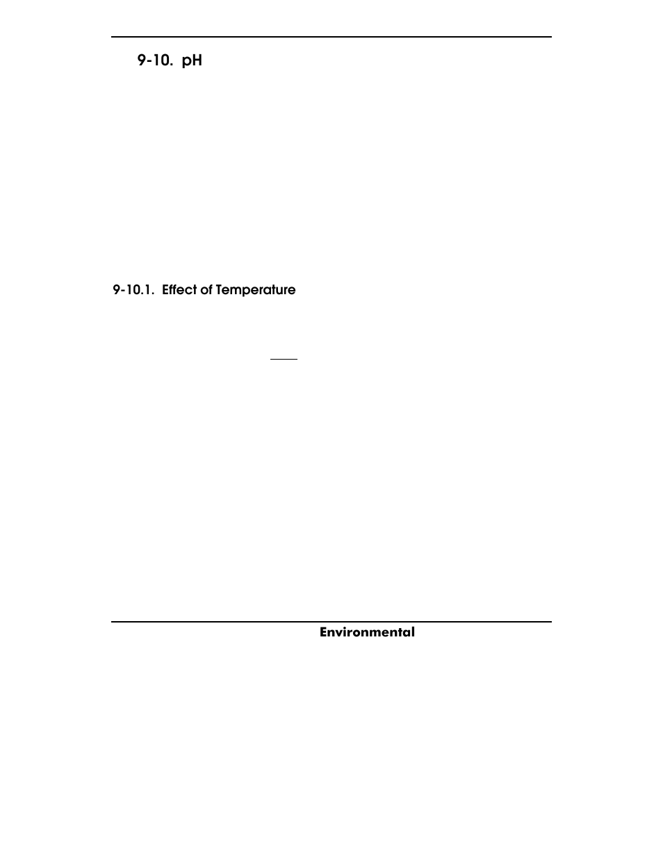 16.3. effect of temperature, Y s i, 10. ph | YSI ADV6600 User Manual | Page 119 / 202