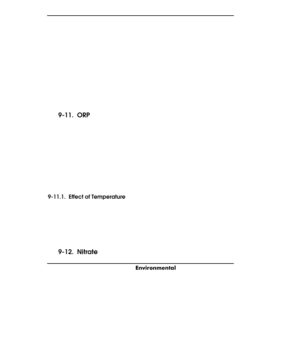 Adv6600, Y s i, Environmental | 11. orp, 12. nitrate | YSI ADV6600 User Manual | Page 120 / 202