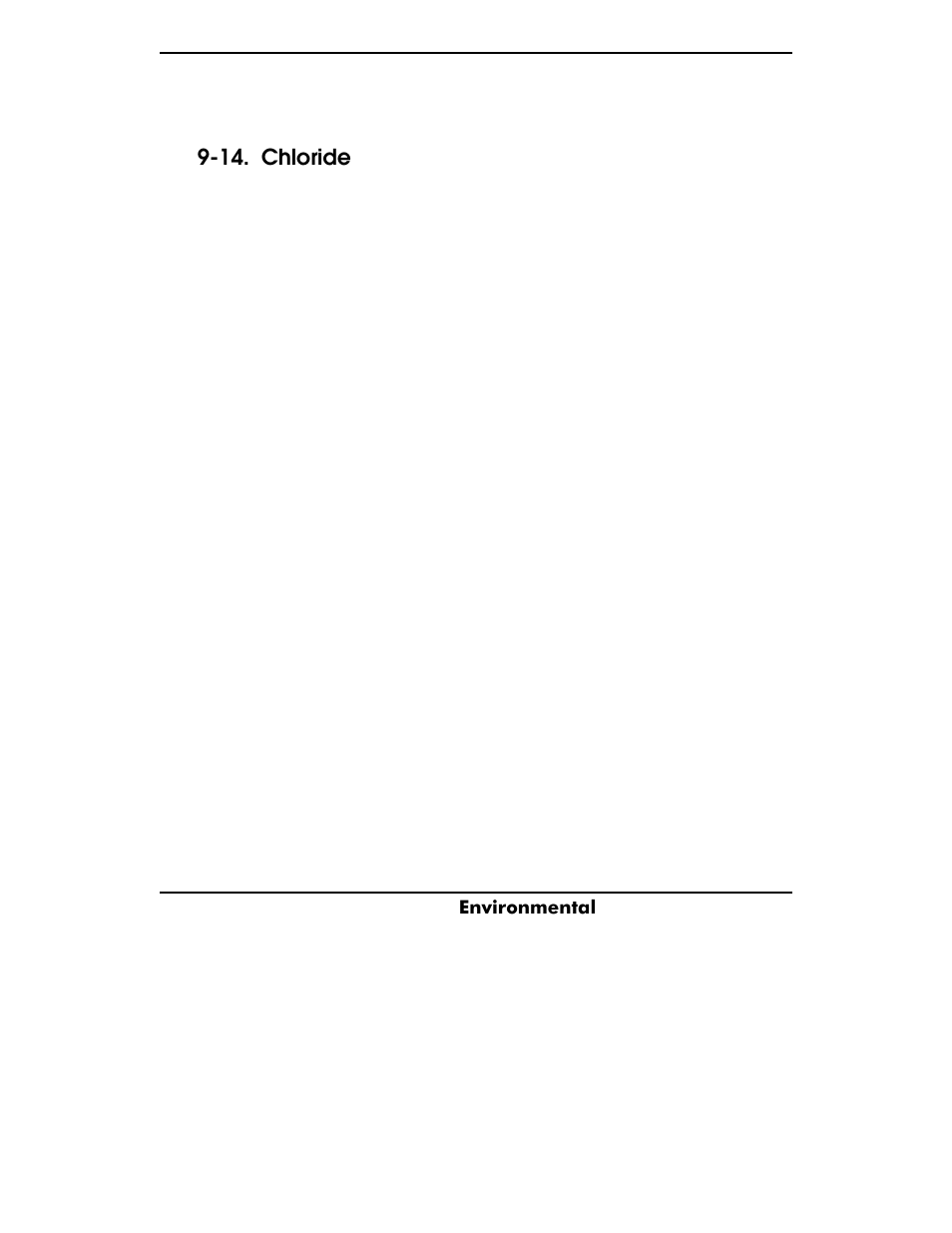 Chloride, Y s i, 14. chloride | YSI ADV6600 User Manual | Page 124 / 202