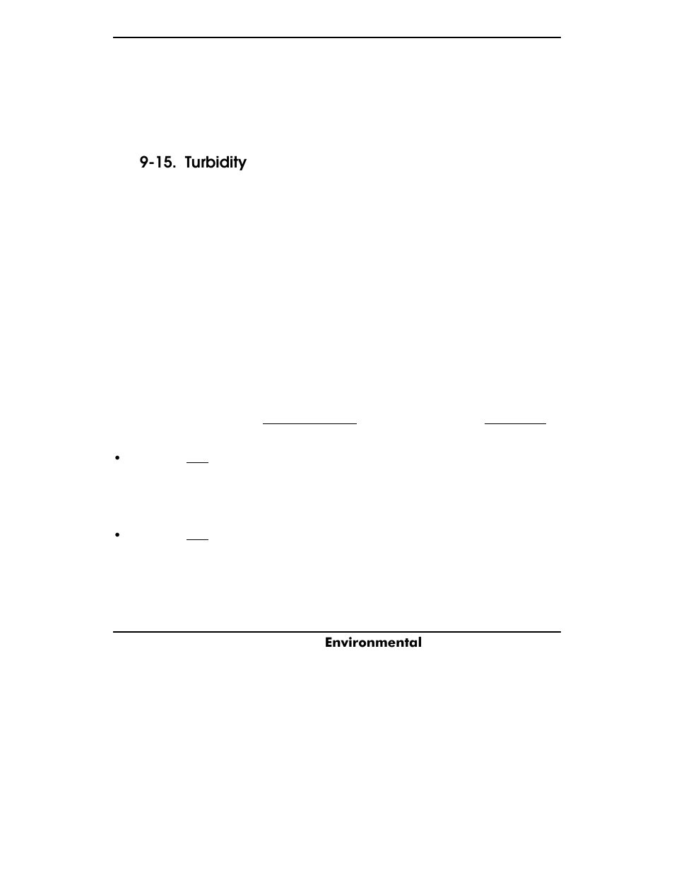 Turbidity, Y s i, 15. turbidity | YSI ADV6600 User Manual | Page 125 / 202