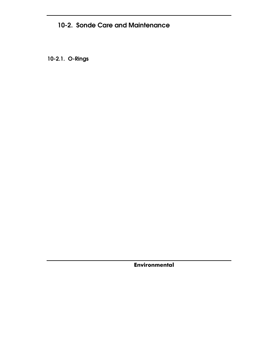 Sonde care and maintenance, 5.3. temperature probe, 5.4. conductivity probe | Y s i, 2. sonde care and maintenance | YSI ADV6600 User Manual | Page 138 / 202