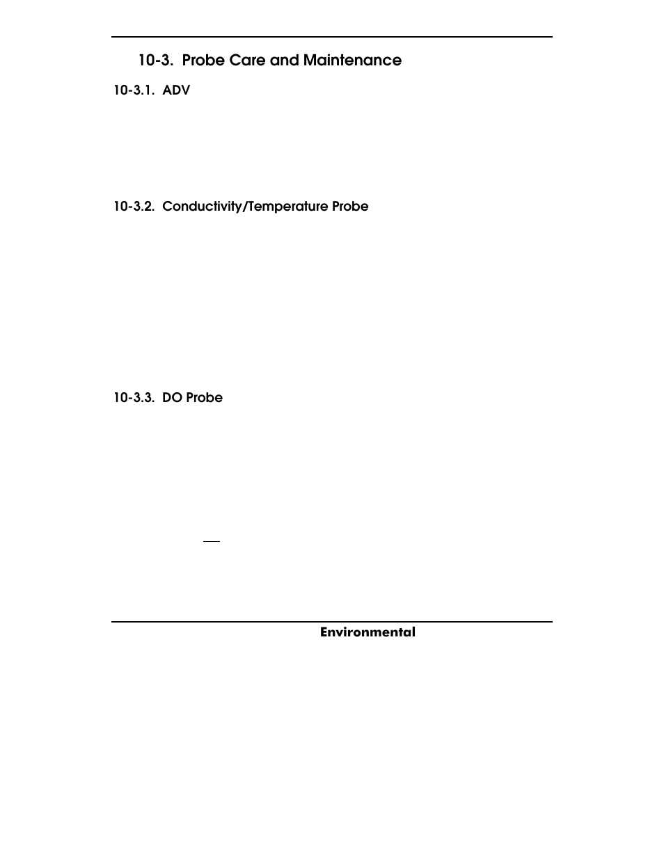 Probe care and maintenance, 5.7. ise probes, 5.8. optical probes | Section 11, Troubleshooting, Y s i, 3. probe care and maintenance | YSI ADV6600 User Manual | Page 140 / 202