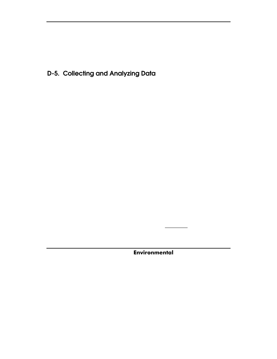 Y s i, D-5. collecting and analyzing data | YSI ADV6600 User Manual | Page 180 / 202