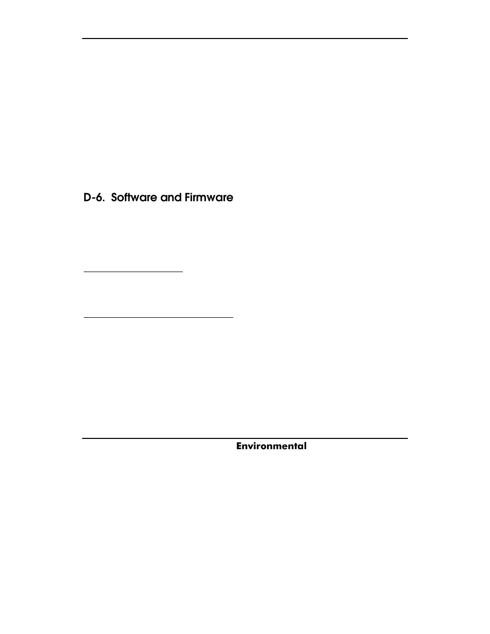 Y s i, D-6. software and firmware | YSI ADV6600 User Manual | Page 181 / 202